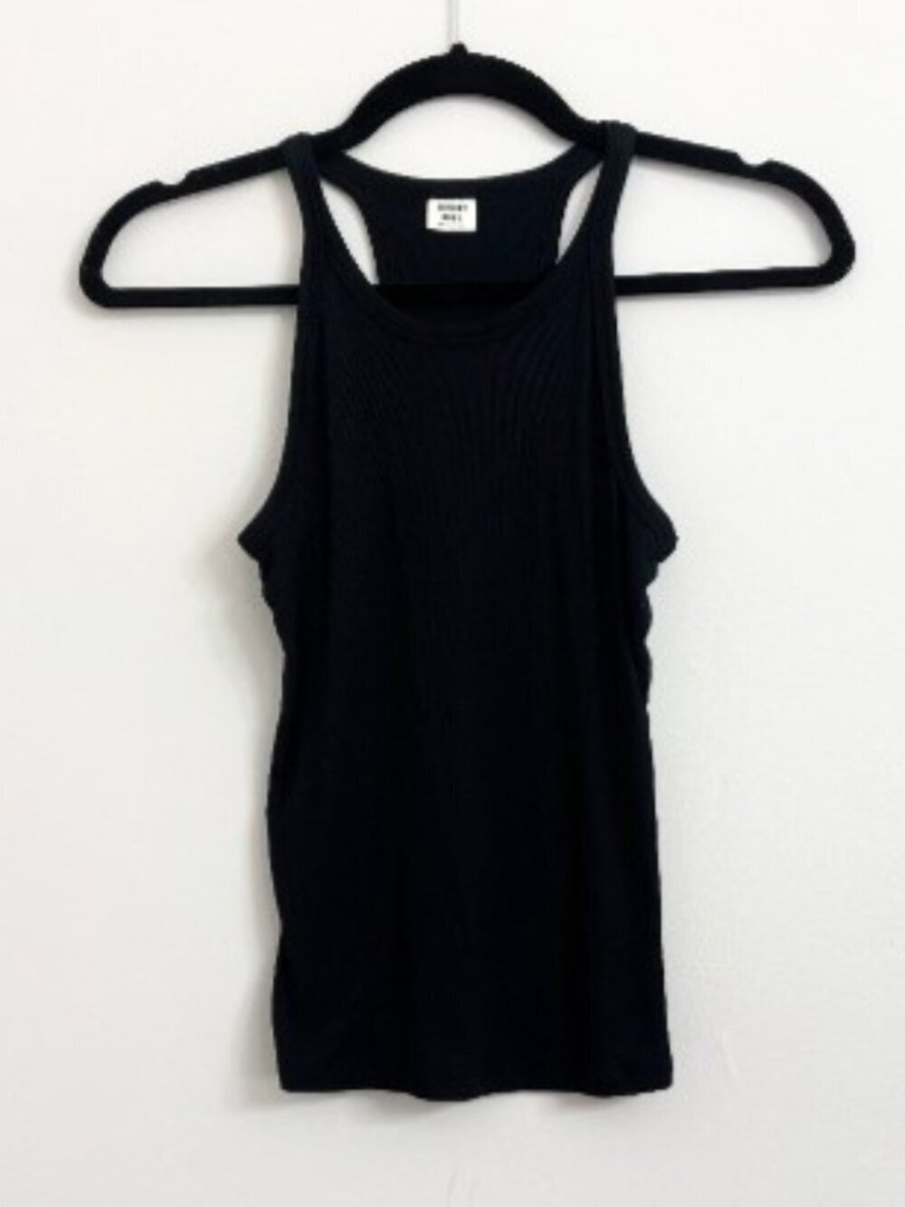 EUC Sunday Best | Aritzia Ribbed Black Tank Top - sz XS